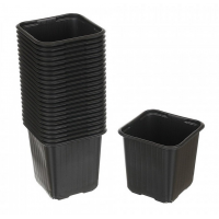 Set de 100 bucati Ghiveci, dimensiunii: 8 x 8 x 7 cm patrat, GHIP887100