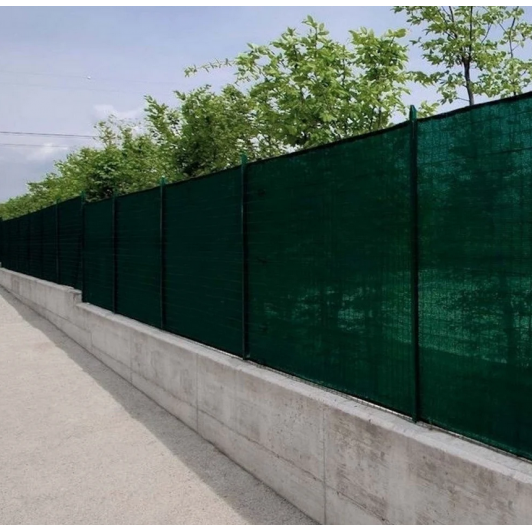 Plasa umbrire 4 m inaltime x 100 m lungime, Densitate 80%, Protectie UV verde