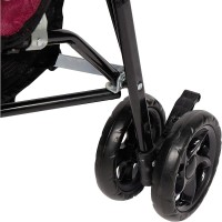 Carucior sport pliabil pentru copii, roti duble, pozitie somn, reglabil