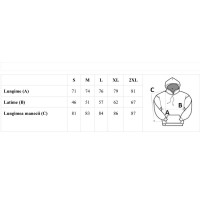 Hanorac pentru barbati,grosime medie,usor vatuit, American Apparel