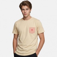 Tricou Lee Cooper ,100% bumbac,buzunar frontal ,pentru barbati - disponibil in 4 culori