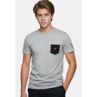 Tricou Lee Cooper ,100% bumbac,buzunar frontal ,pentru barbati - disponibil in 4 culori