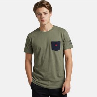 Tricou Lee Cooper ,100% bumbac,buzunar frontal ,pentru barbati - disponibil in 4 culori