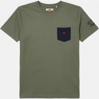 Tricou Lee Cooper ,100% bumbac,buzunar frontal ,pentru barbati - disponibil in 4 culori