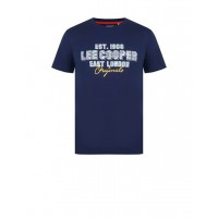 Tricou Lee Cooper, regular fit,vintage logo, din bumbac, pentru barbati disponibil in 2 culori