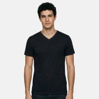 Tricou Lee Cooper, in V(v-neck), 100% bumbac ,logo brodat - 4 culori disponibile