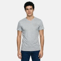 Tricou Lee Cooper, in V(v-neck), 100% bumbac ,logo brodat - 4 culori disponibile