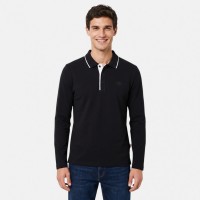Tricou polo Lee Cooper, maneca lunga,croi slim - disponibil in 4 culori