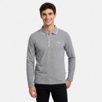 Tricou polo Lee Cooper, maneca lunga,croi slim - disponibil in 4 culori