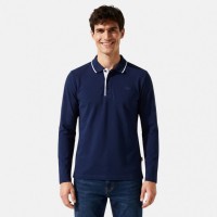 Tricou polo Lee Cooper, maneca lunga,croi slim - disponibil in 4 culori