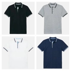 Tricou polo Lee Cooper,100% bumbac,logo brodat, logo pe maneca - disponibil in 4 culori