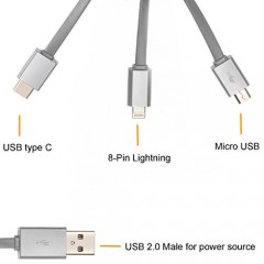 Cablu USB - MICRO 3.1A PREMIUM