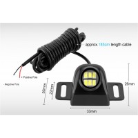 Lampa led 9W 900 lumen BO9W900B 12-24V lumina: alba, culoare carcasa neagra