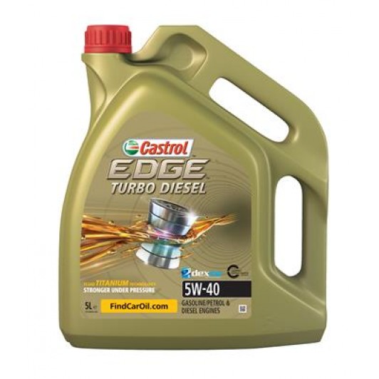 Ulei motor CASTROL EDGE Turbo Diesel 5W40 5 Litri