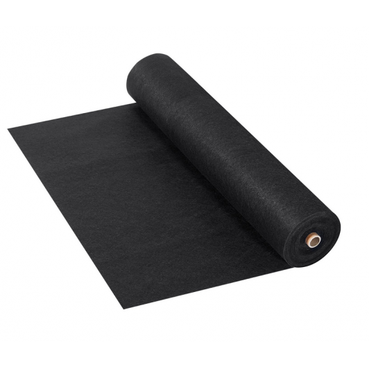 Folie Microporoasa 2 m x 100 m Lungime, Neagra (pentru mulcire), 50 g/mp