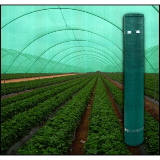 Plasă 35% Umbrire, 21 m latime x 100 m lungime , cu ochiuri de prindere, IMPORT ITALIA