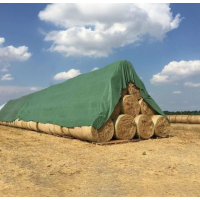 Prelata impermeabilă 9,8 m x 12,5 m, pentru BALOTI, calitate premium 140 g / m2
