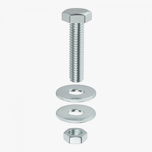 Surub metric cap hexagonal M8x30 (saiba+piulita),100 buc
