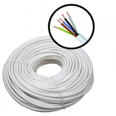 Cablu electric CUPRU MYYM / H05VV-F, 5 x 1.5 – Rola 100m