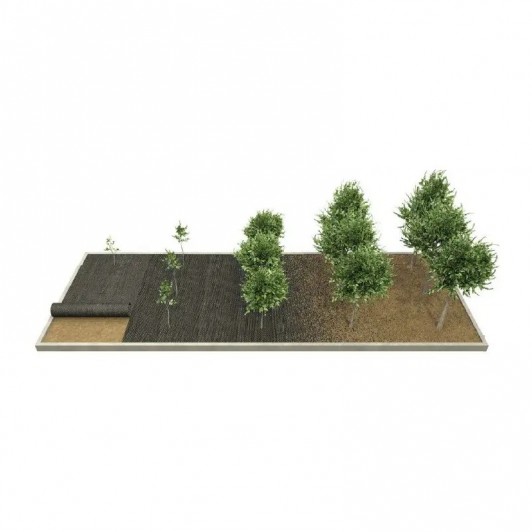 Agrotextil mulcire verde 110 g/mp, dimensiuni 1.05 latime, 100m lungime