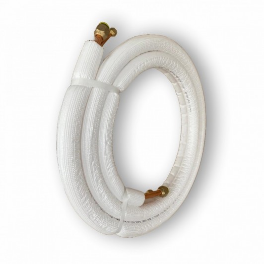 KIT 5m Teava Cupru pt Aer Conditionat 1/4( 6.35mm )–1/2 (12.7mm) Grosime teava 0.7mm; Izolatie 6mm