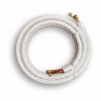 KIT 5m Teava Cupru pt Aer Conditionat 1/4( 6.35mm )–3/8 (9.52mm) Grosime teava 0.7mm; Izolatie 6mm