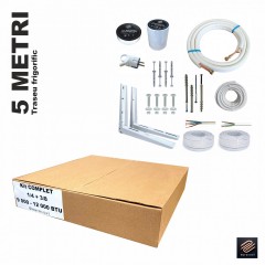 Kit COMPLET Montaj aer conditionat – 5 metri – 9.000 BTU – 12.000 BTU Kit COMPLET Montaj aer conditionat – 5 metri – 9.000 BTU – 12.000 BTU