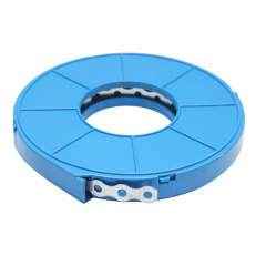 Bandă metalică perforată pentru montaj ( OBO ), dimensiuni 17 mm × 0,8 mm x 10 m