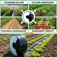 Banda Picurare LifeTape 2400 m rola, distanta 20 cm dintre picuratori, grosime 6 mil, diametru 16 mm