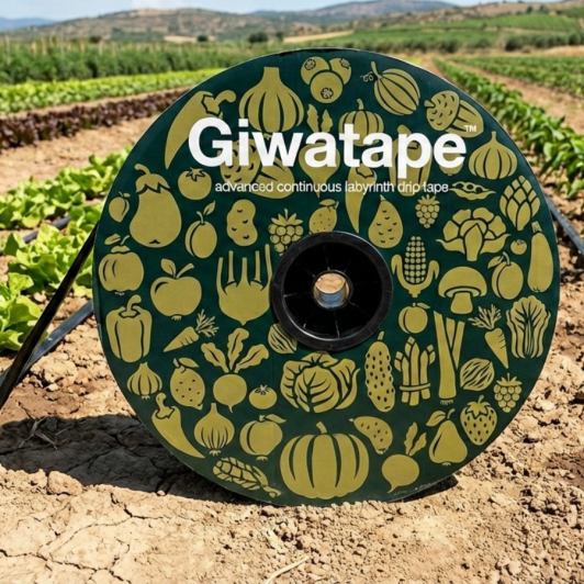 Banda picurare rola 1000 m GT cu diametru 16 mm, 6 mil, distanta picuratori 10 cm, debit 1.5 l/ora