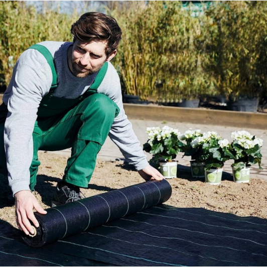 Folie Agrotextil 2 m Latime x 100 m lungime, AntiBuruieni, 100gr/mp densitate