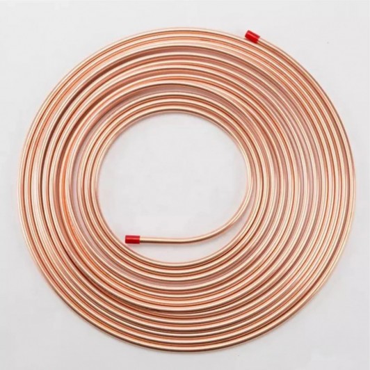 Țeavă cupru neizolata, 1/4” (6.35 mm), Grosime perete 0.71 mm – rola 50m Țeavă cupru neizolata, 1/4” (6.35 mm), Grosime perete 0.71 mm – rola 50m