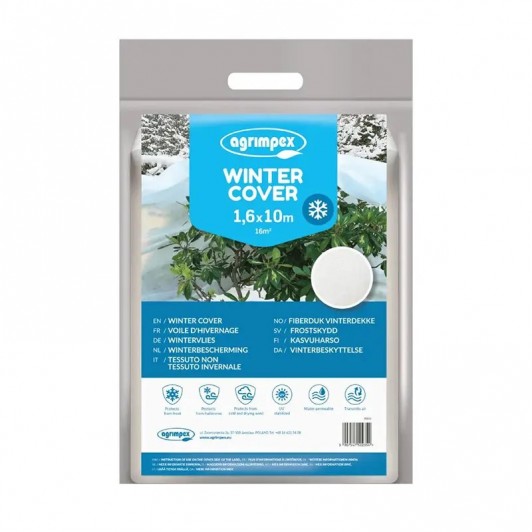 Folie microporoasa pentru iarna, 50 g/mp, 1.6x 10 m lungime, rola