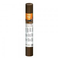 Folie microporoasa negru-maro pentru mulcire Dual-Agro, 50 g/mp, 0.8 x 10 m lungime, rola