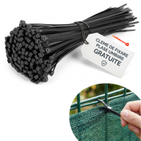 Plasa 90% umbrire, 1.7 m x 50 m lungime, cu Tiv si Ochiuri de prindere, Gratuit 100 Coliere Prindere