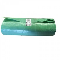 Folie construcții 4 x 25m - 100 mp - 100 microni, verde, rLDPE reciclat