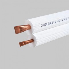 Teava cupru izolata TWIN 1/4″( 6.35mm) + 3/8 (9.52mm), -rola 25m