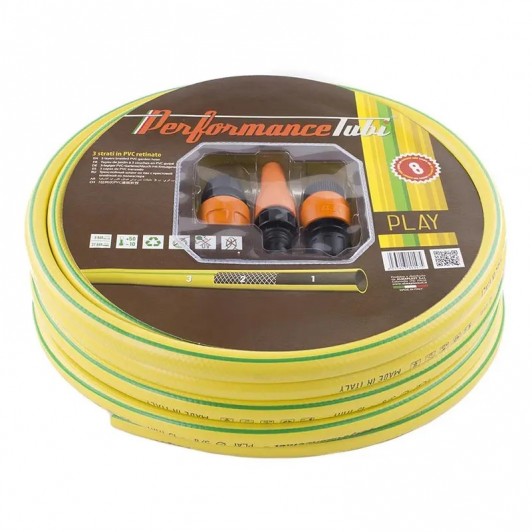 Furtun de gradina Play Almaplast, 3 straturi Dimensiune 1/2″x15 m,90 gr/ml