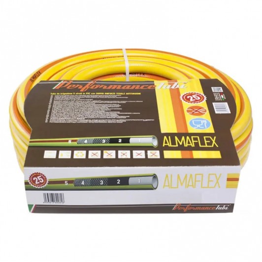 Furtun de gradina Almaflex Almaplast, 5 straturi Dimensiune 1/2″x50 m,150 gr/ml