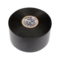 Banda de matisat PVC NEAGRA, Adeziva, 50mm x 25 m
