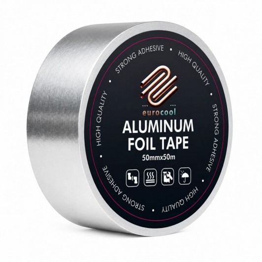 Banda Aluminiu Adeziva, 50mm x 50m Banda Aluminiu Adeziva, 50mm x 50m