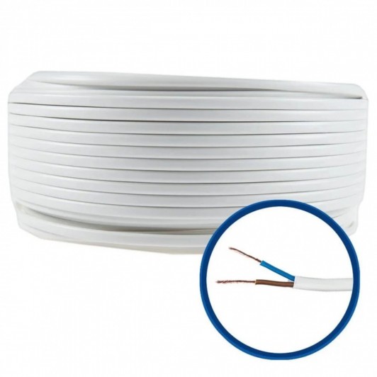 Cablu electric CUPRU, H05VV-F ( TTR ), 2 x 0.75 – Rola 100m