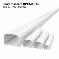 Canal mascare OPTIMA T62 – Bara 2M – Alb – 11130062