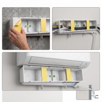 Cutie de instalare incasabila PROFESSIONAL-PLUS cu tava de condens pentru aer conditionat – 11100116