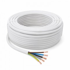 Cablu electric CUPRU MYYM / H05VV-F, 5 x 1.5 - Rola 25m Cablu electric CUPRU MYYM / H05VV-F, 5 x 1.5 - Rola 25m