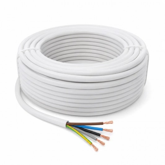 Cablu electric CUPRU MYYM / H05VV-F, 5 x 1.5 - Rola 25m