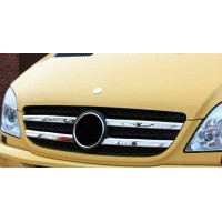 Ornamente inox grila masca fata cromate dedicate Mercedes Sprinter W906 2006-2013