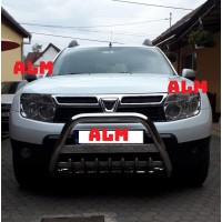 Bullbar inox cu suport de proiectoare Dacia Duster I 2009-2017