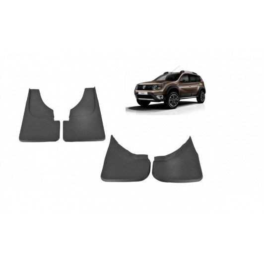 Set aparatori noroi fata si spate dedicate Dacia Duster 2010-2017