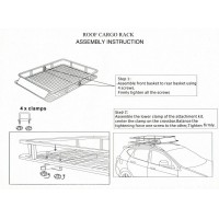 Portbagaj auto plafon din metal 100kg 121x100cm